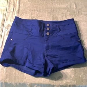 Blue shorts